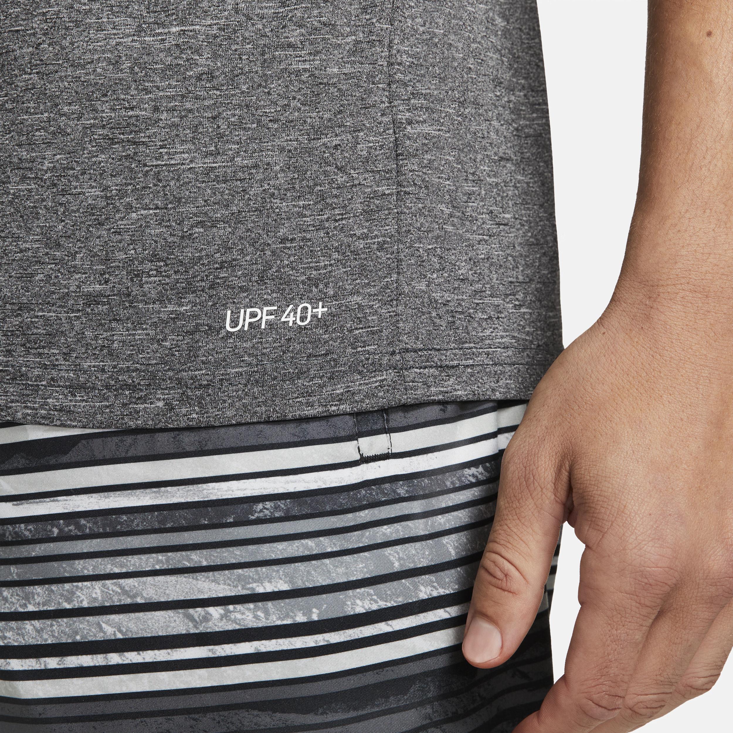 Nike Men's Heathered Sleeveless Hydroguard Swim Shirt Product Image