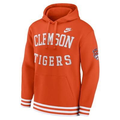 Clemson Tigers Legacy Retro Mens Nike Mens College Pullover Hoodie Product Image