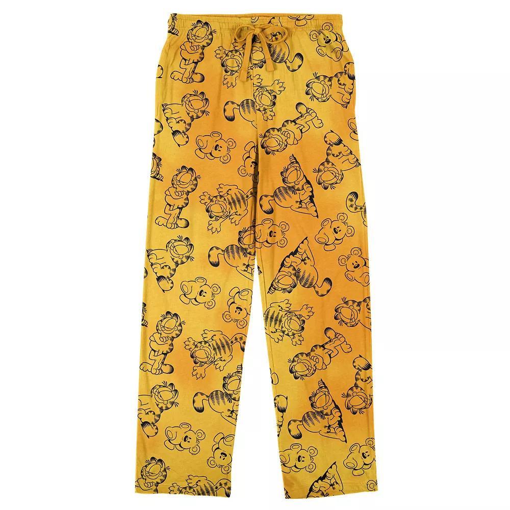 Men's Garfield Orange Sleep Pants, Size: XL Product Image