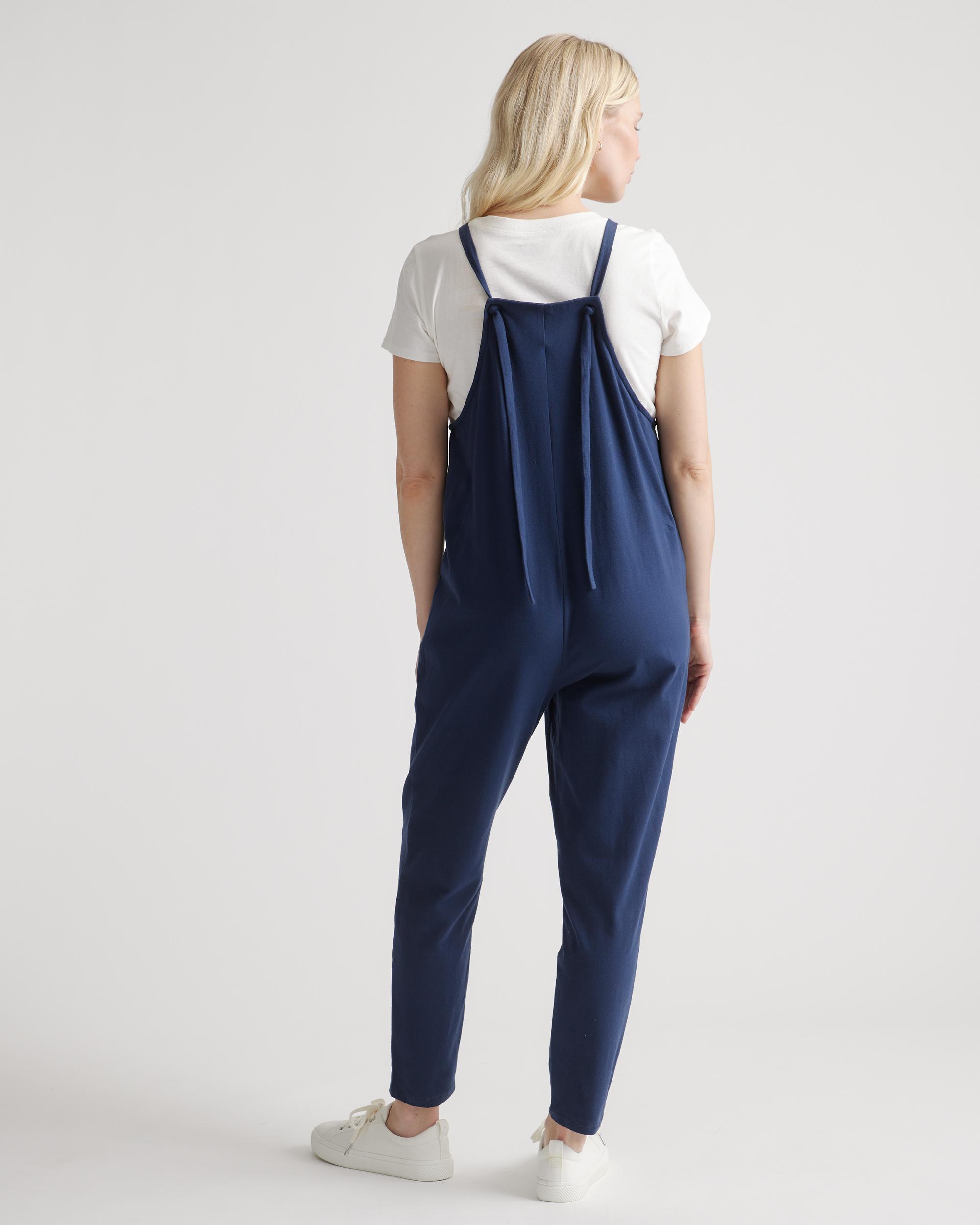 Quince | Women's Maternity Overalls Size XL, Organic Cotton Product Image
