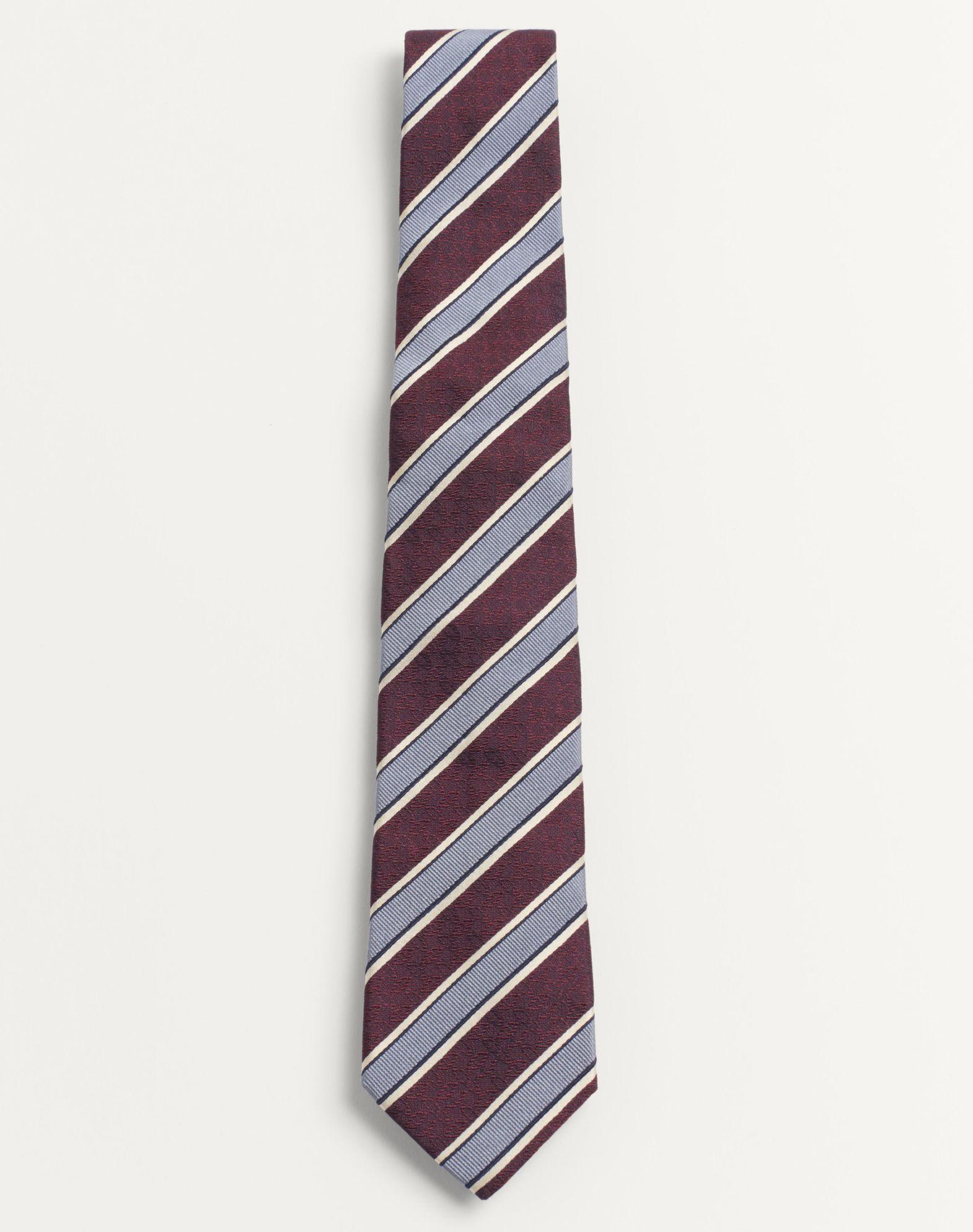 Valentie Striped Silk Tie Product Image