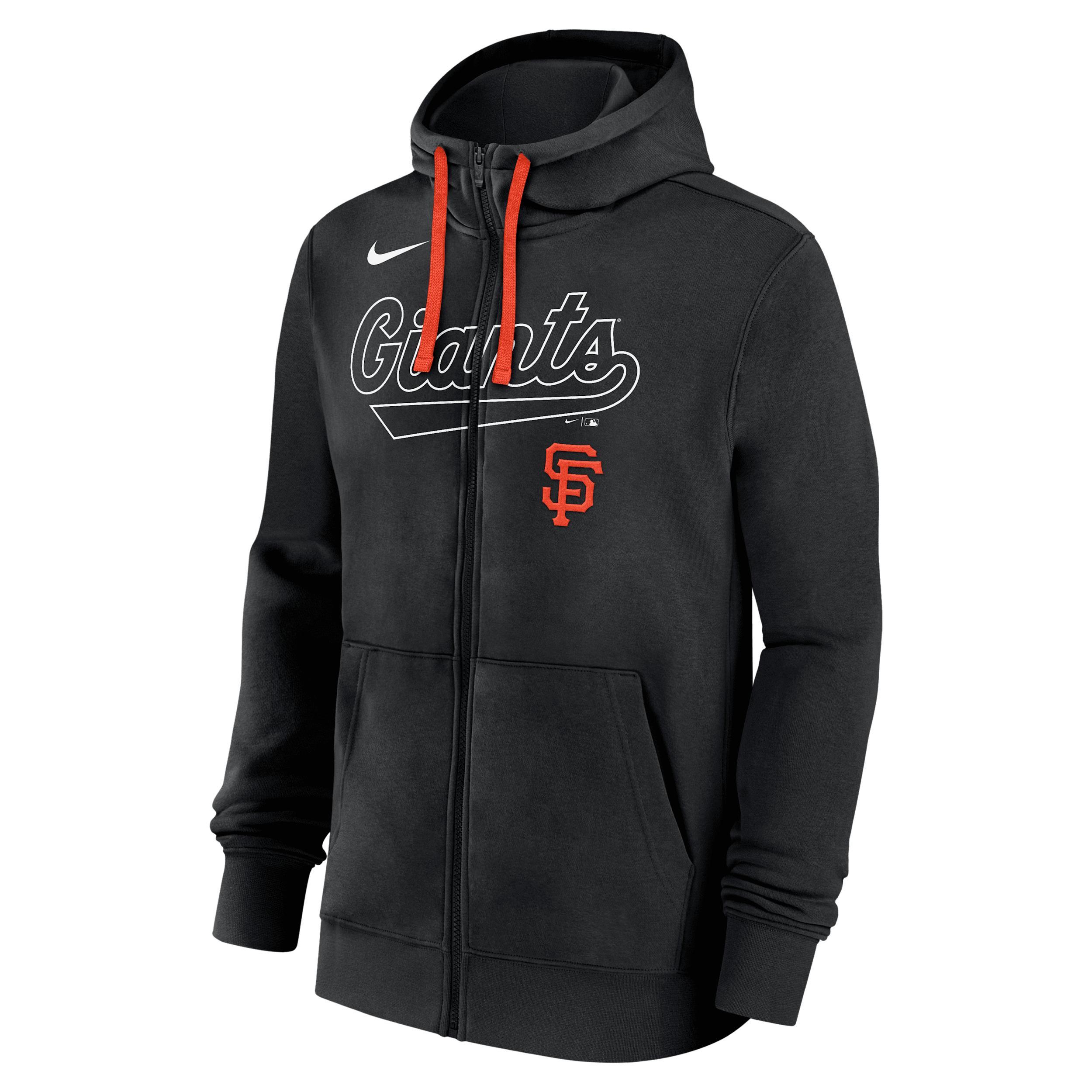 Men's Nike Black Baltimore Orioles Knockout Script Full-Zip Hoodie, Size: 2XL Product Image
