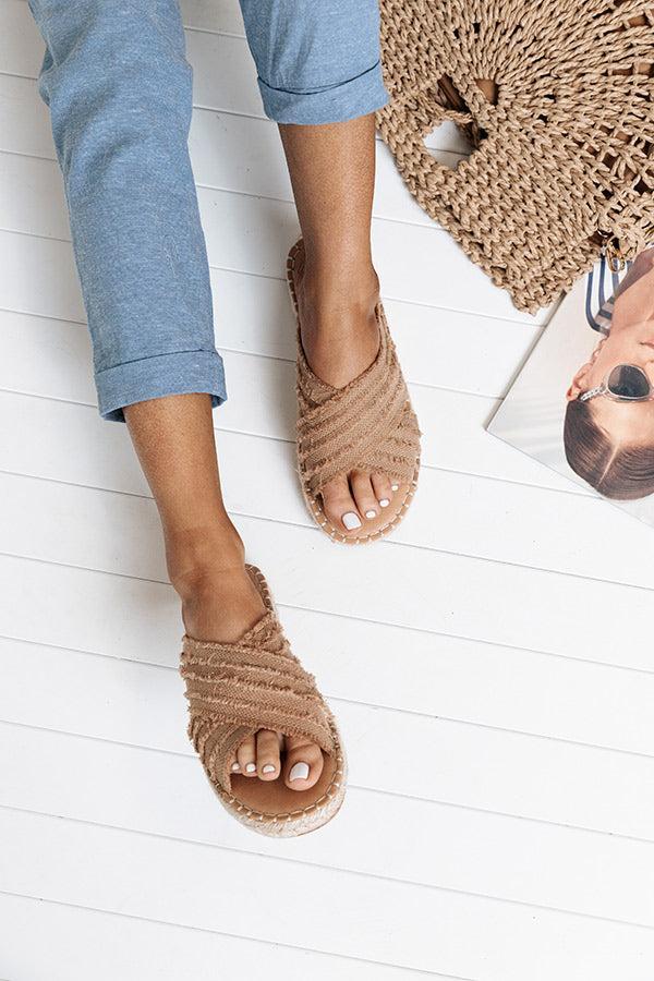 The Swae Sandal In Mocha Product Image