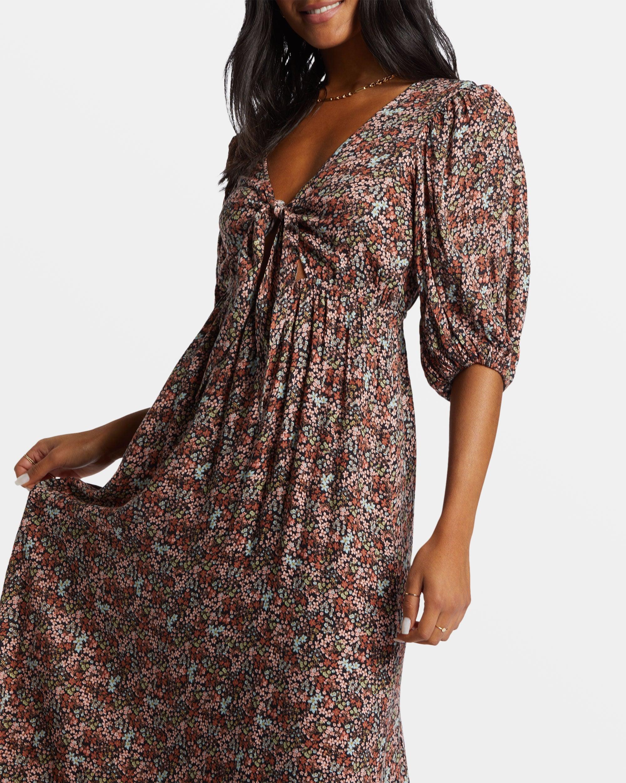 Night Fall Maxi Dress - Black Sands Female Product Image