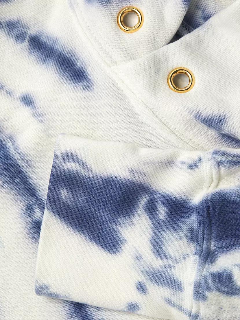 Tie-Dye Cropped Hoodie Product Image