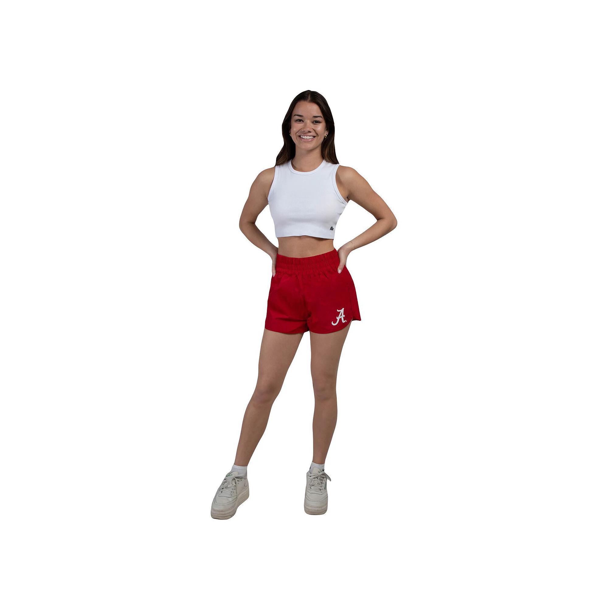 Women's Hype and Vice  Crimson Alabama Crimson Tide Boxer Shorts, Size: XL, Red Product Image