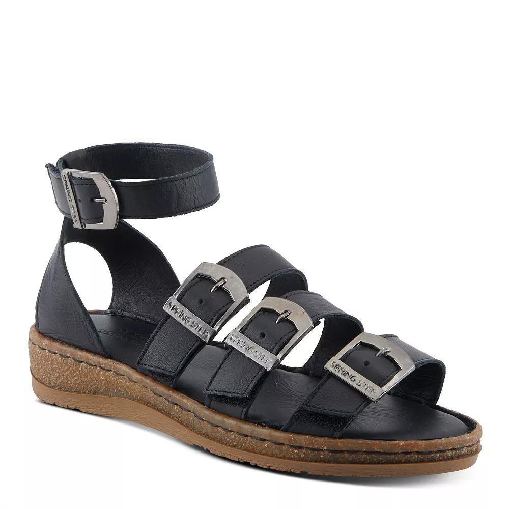 Spring Step Alexcia Women's Strappy Sandals, Size: 39, Black Product Image