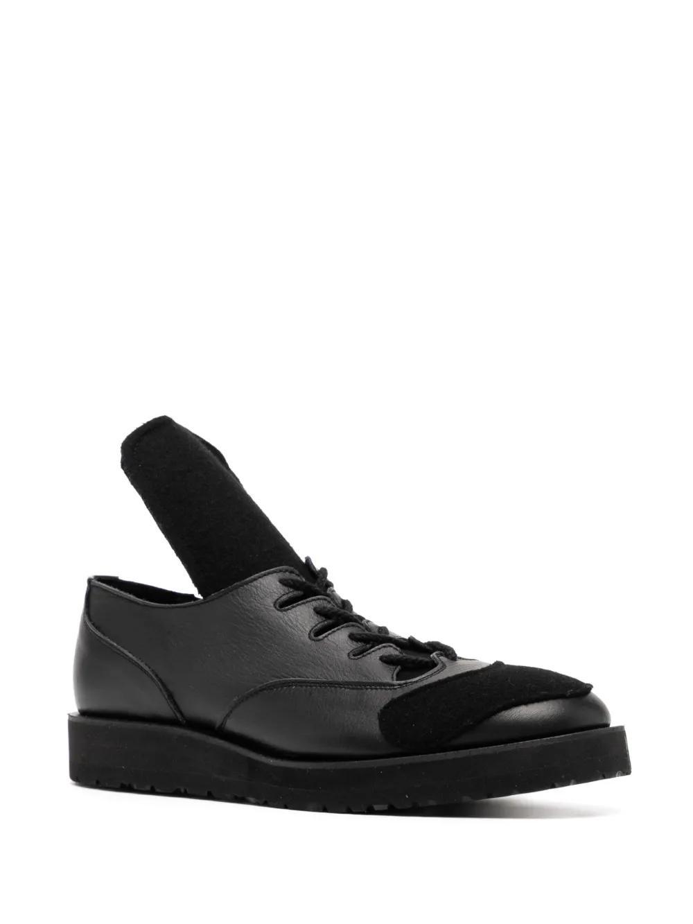 lace-up leather Derby shoes Product Image