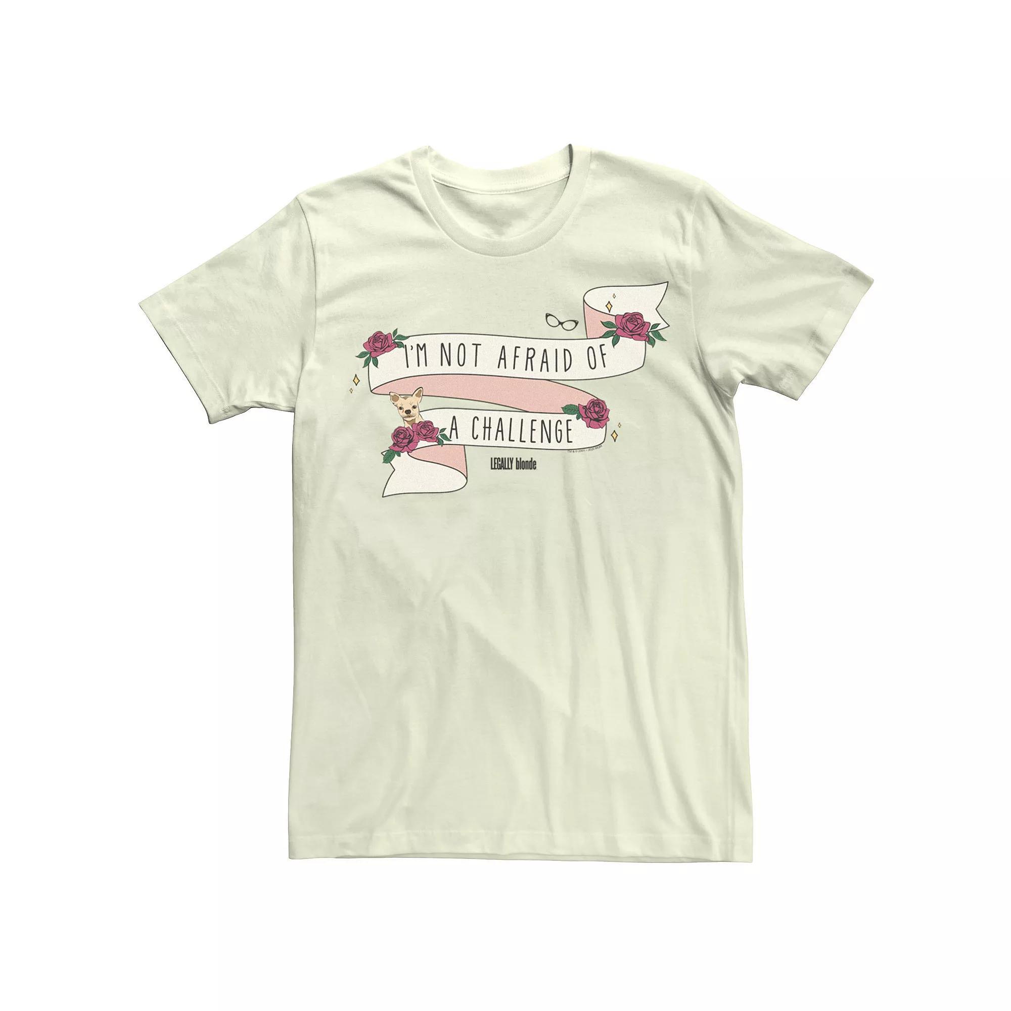 Mens Legally Blonde Im Not Afraid Of A Challenge Tee Product Image