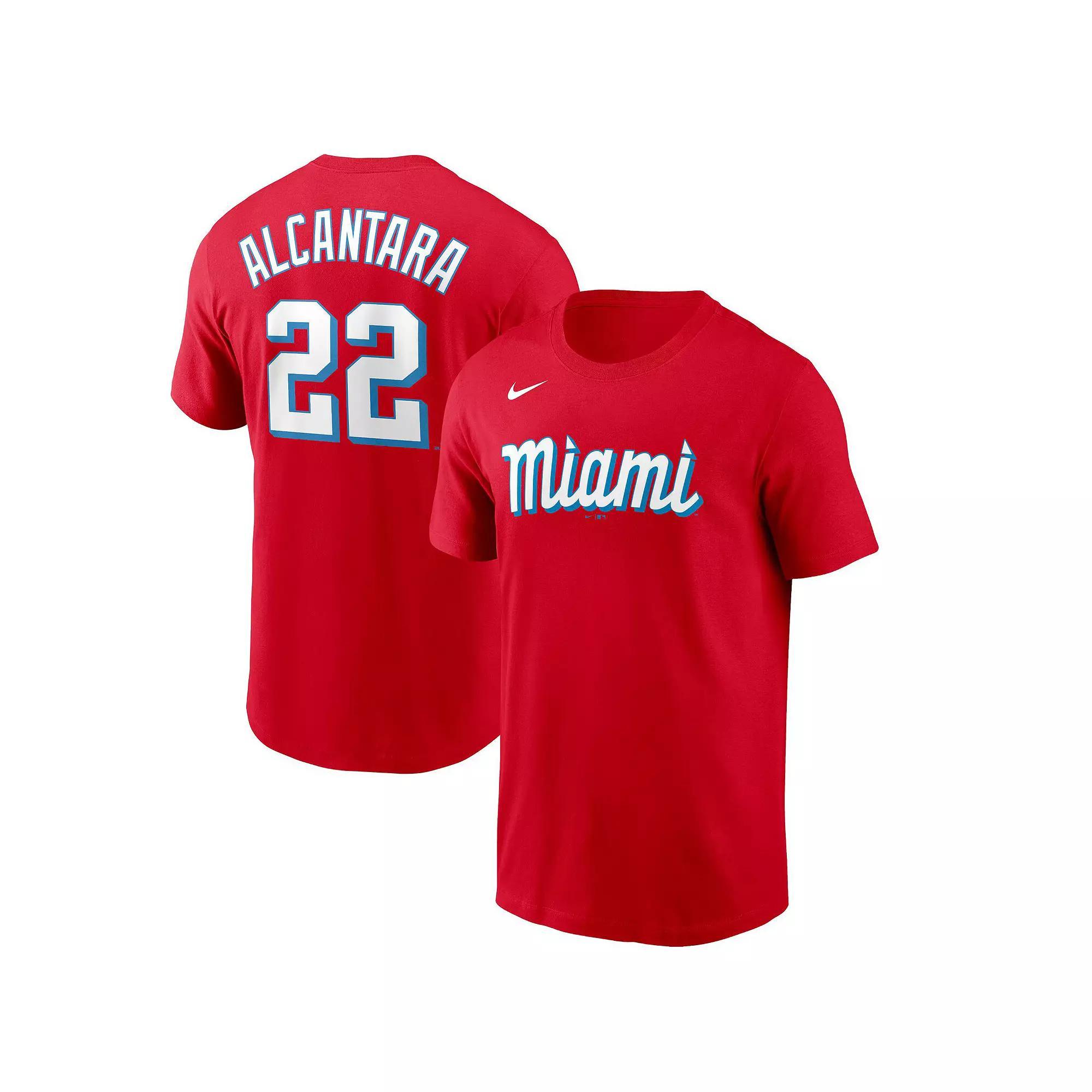 Mens Nike Sandy Alcantara Miami Marlins City Connect Name & Number T-Shirt Product Image