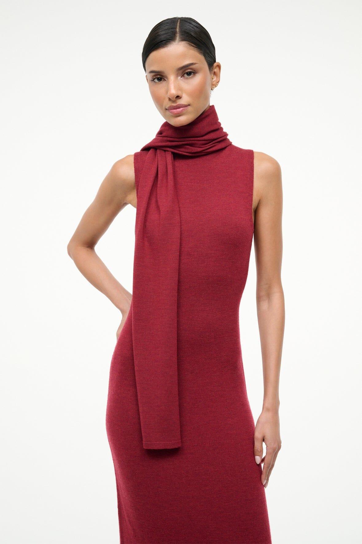 CANAL MIDI DRESS | SANGRIA Product Image