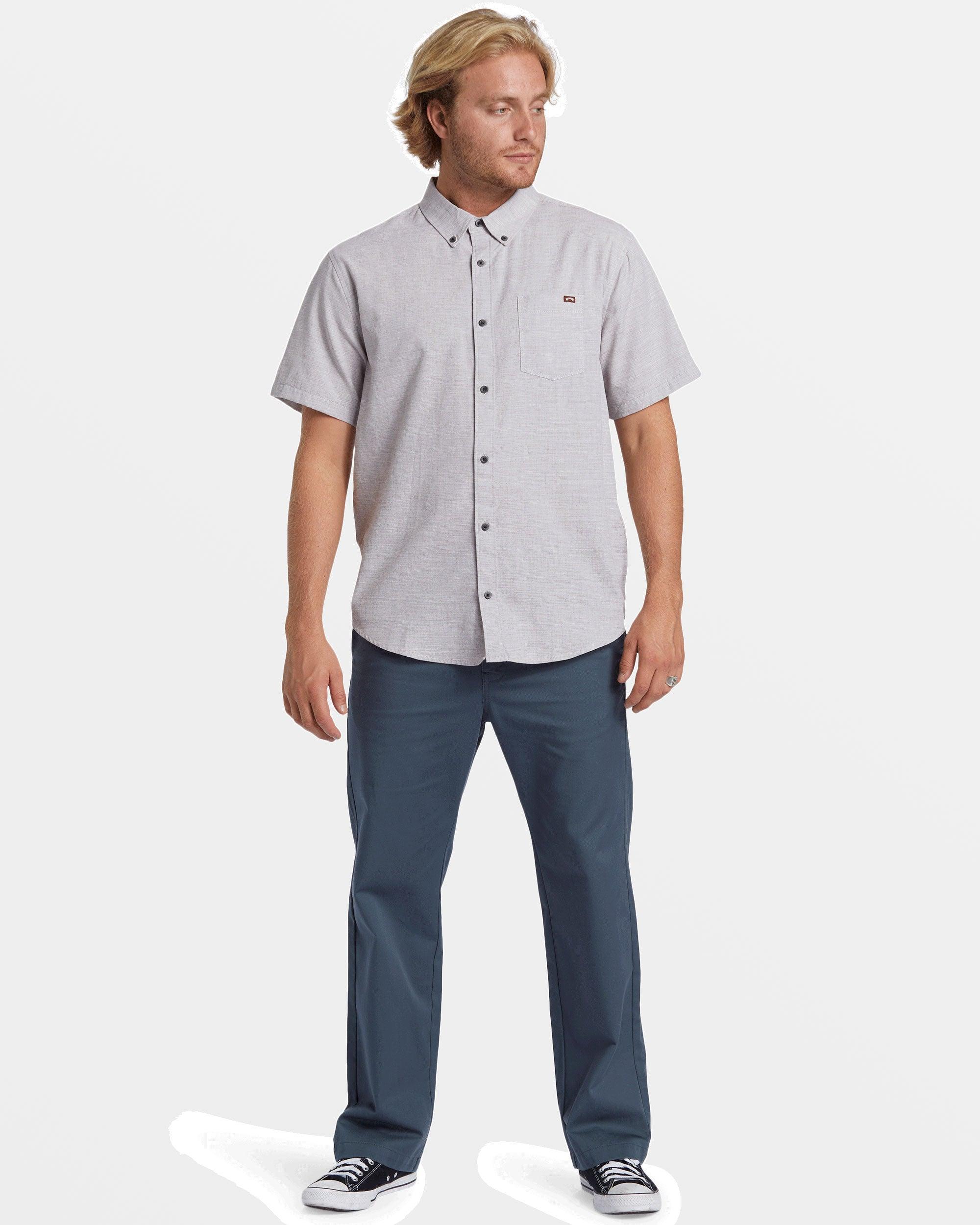 All Day Short Sleeve Shirt - Port Heather Male Product Image