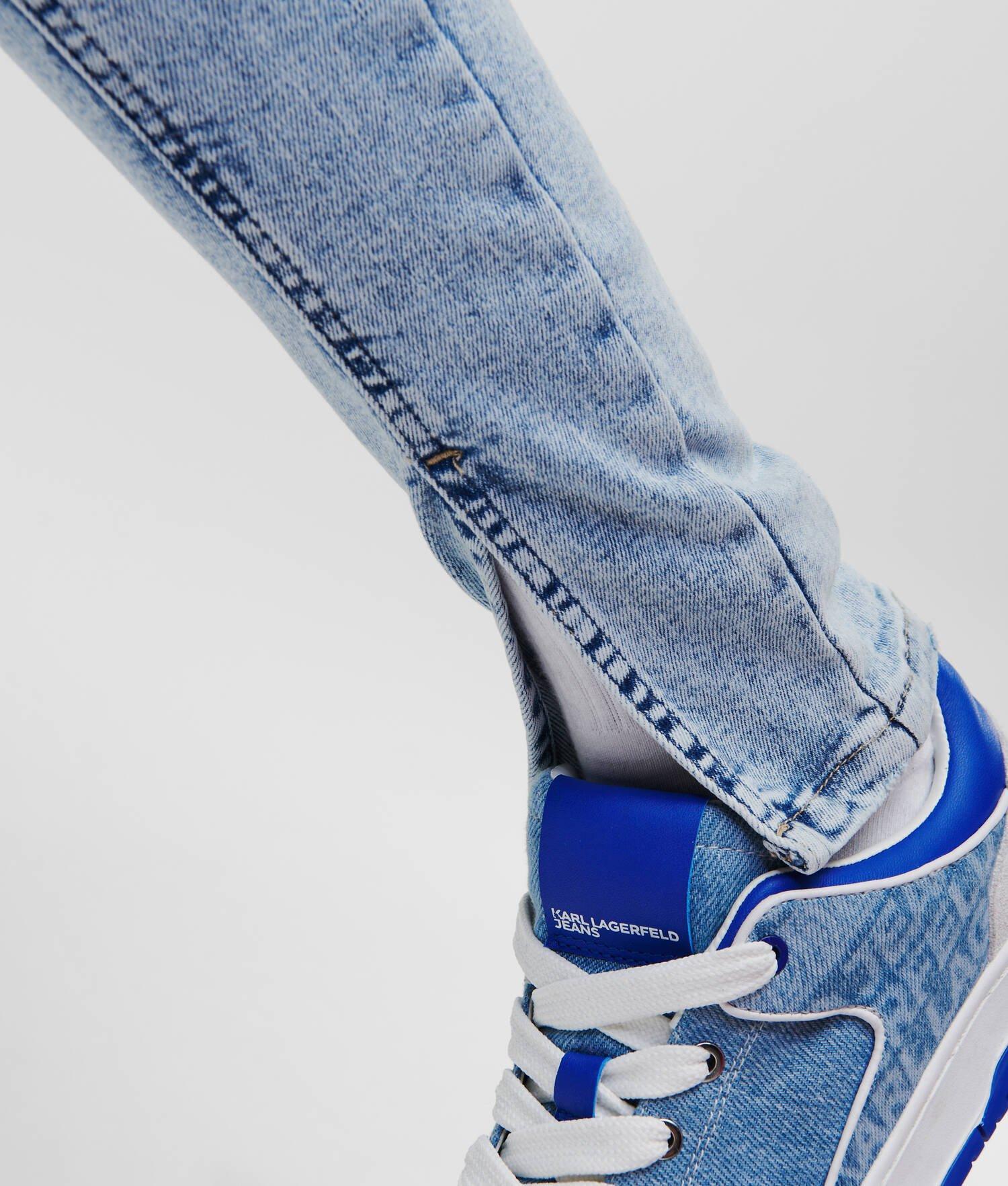 KLJ FRONT SEAM SKINNY JEANS WITH SPLIT HEM Product Image