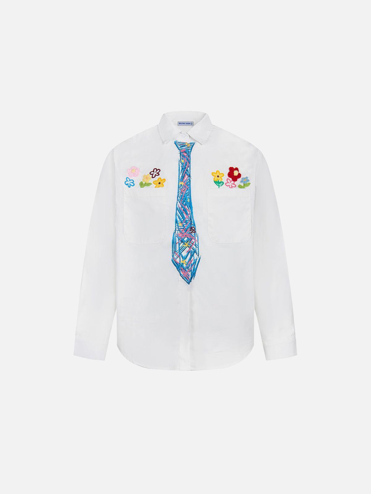 Aelfric Eden Graffiti Necktie Shirt Product Image