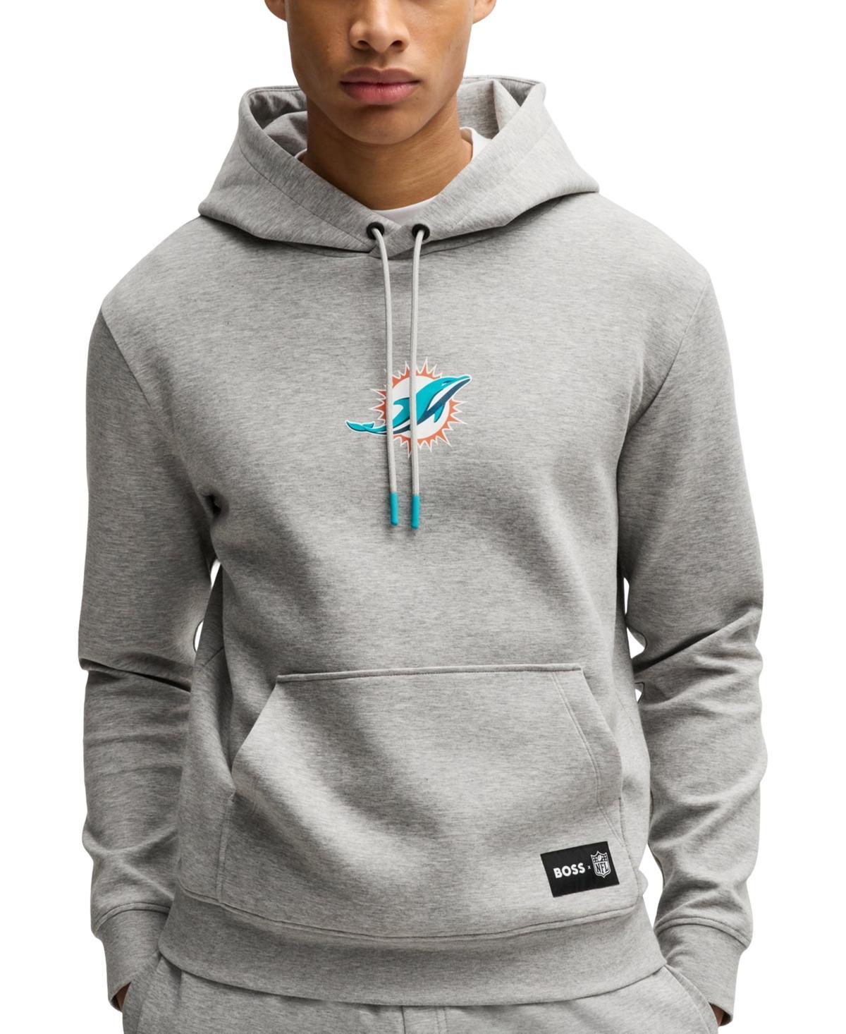 HUGO BOSS X Nfl Men's Interlock Hoodie In Chargers Grey Product Image