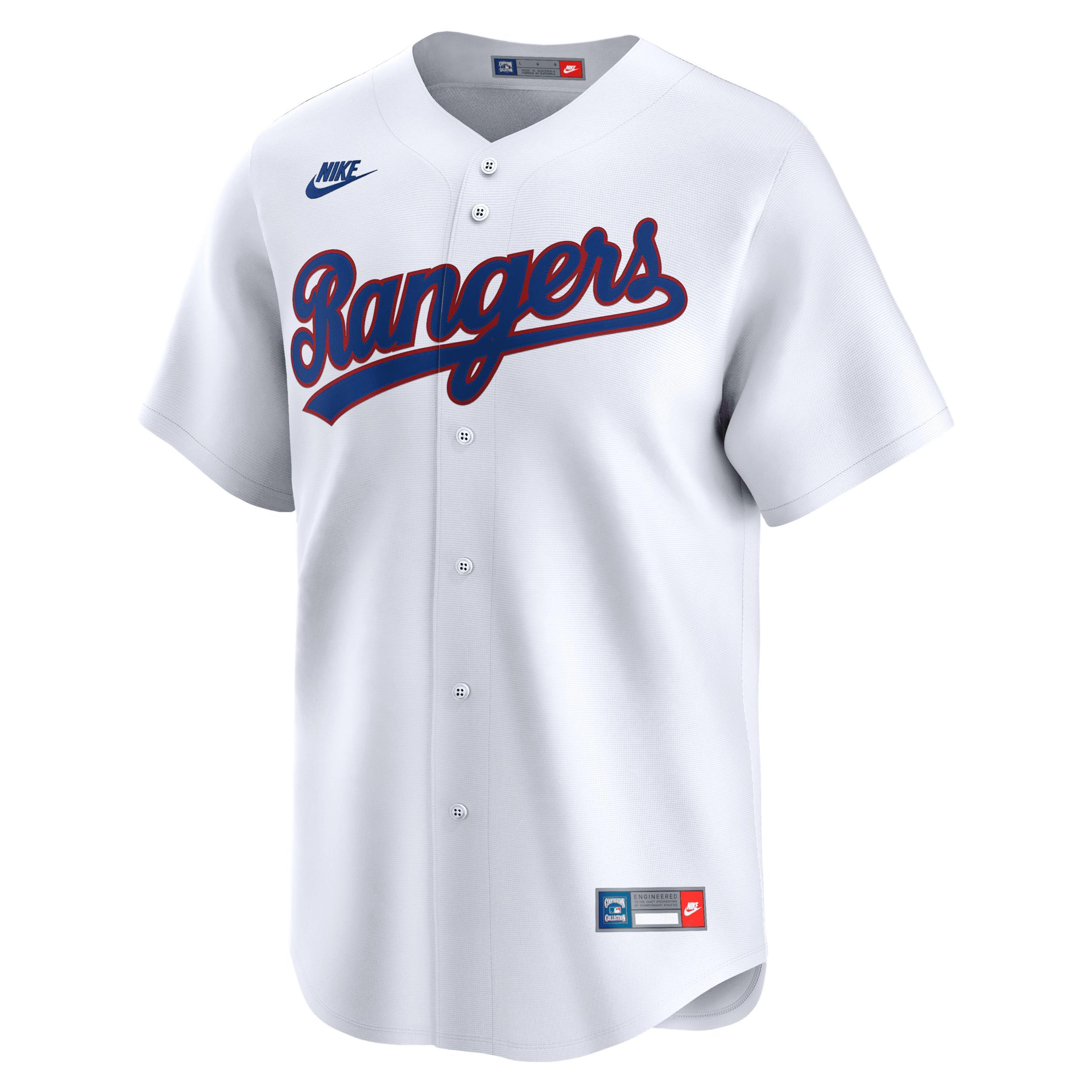 Men's Nike White Texas Rangers Cooperstown Collection Limited Jersey, Size: 2XL Product Image