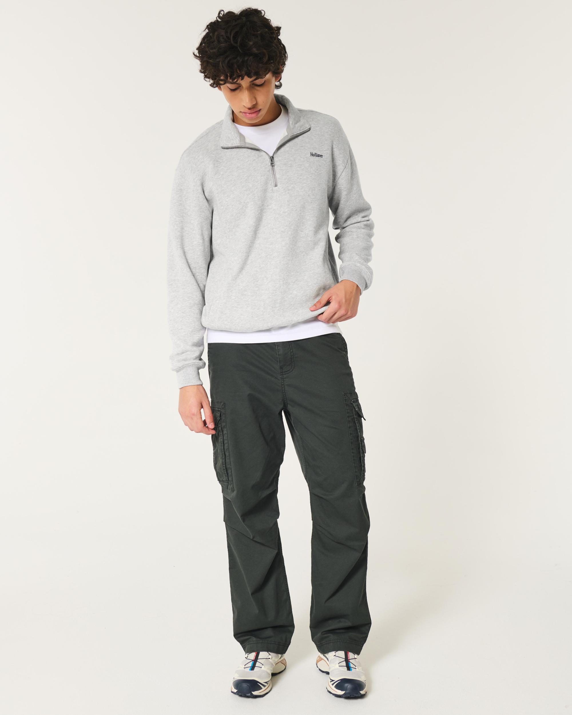 Relaxed Half-Zip Logo Sweatshirt Product Image