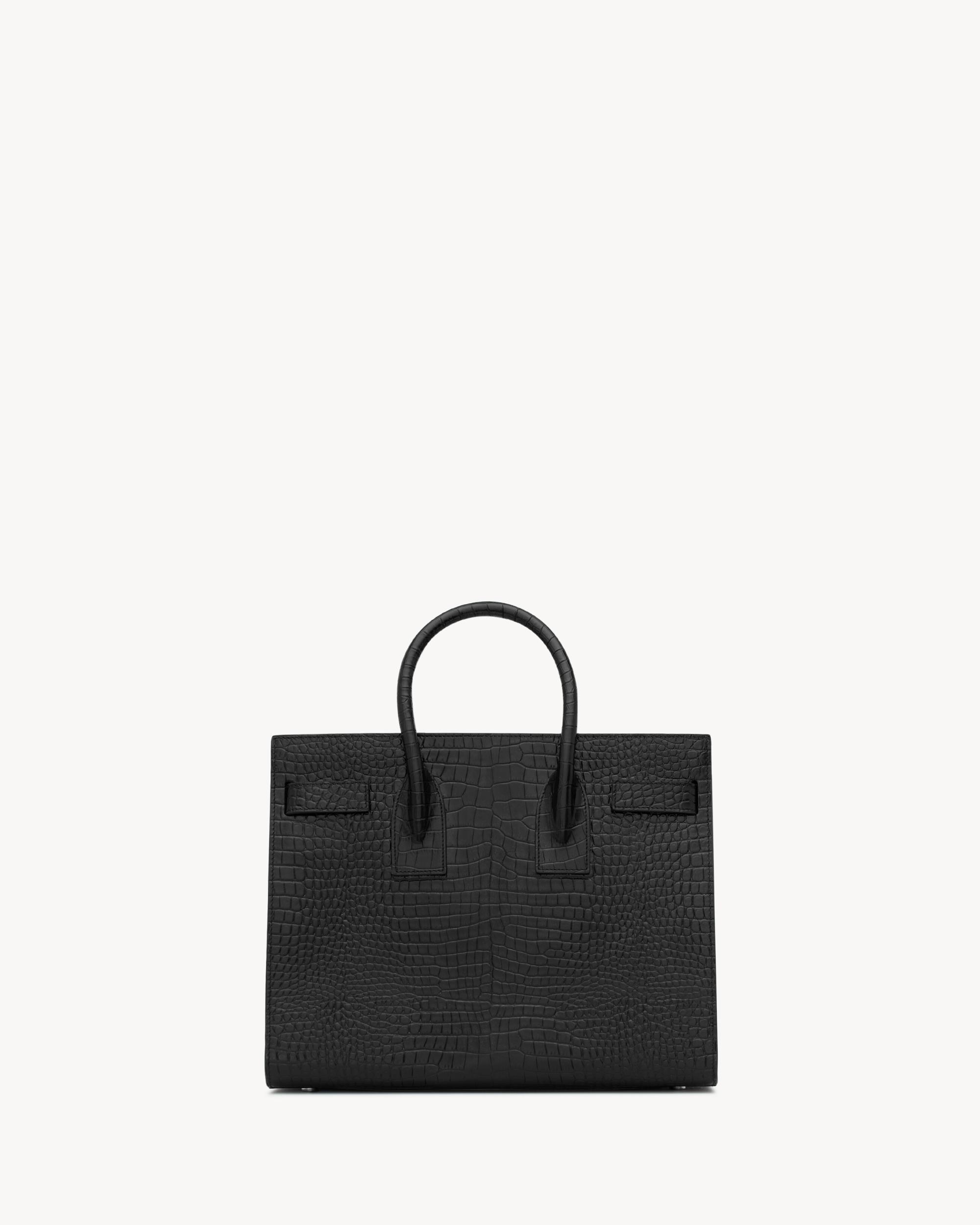 sac de jour in CROCODILE-EMBOSSED leather - small Product Image