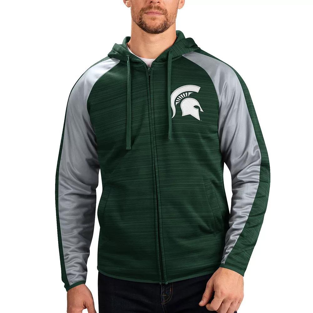 Men's G-III Sports by Carl Banks Black Army Black Knights Neutral Zone Raglan Full-Zip Track Jacket Hoodie, Size: Medium, Nc2 Black Product Image