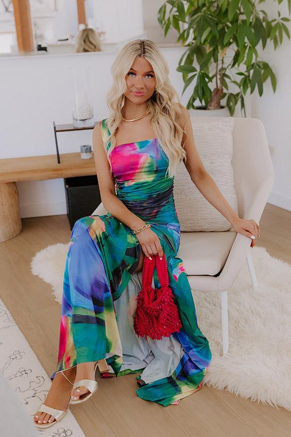 Luxe Lifestyle Ruched Maxi Dress Product Image