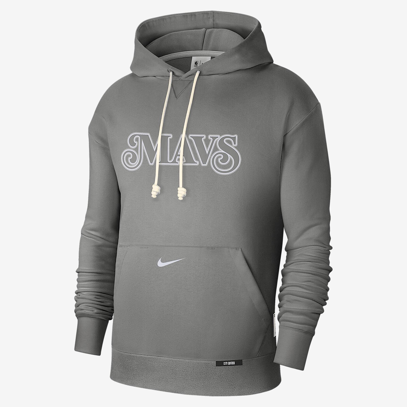 Dallas Mavericks Standard Issue City Edition Men's Nike Dri-FIT NBA Courtside Hoodie Product Image