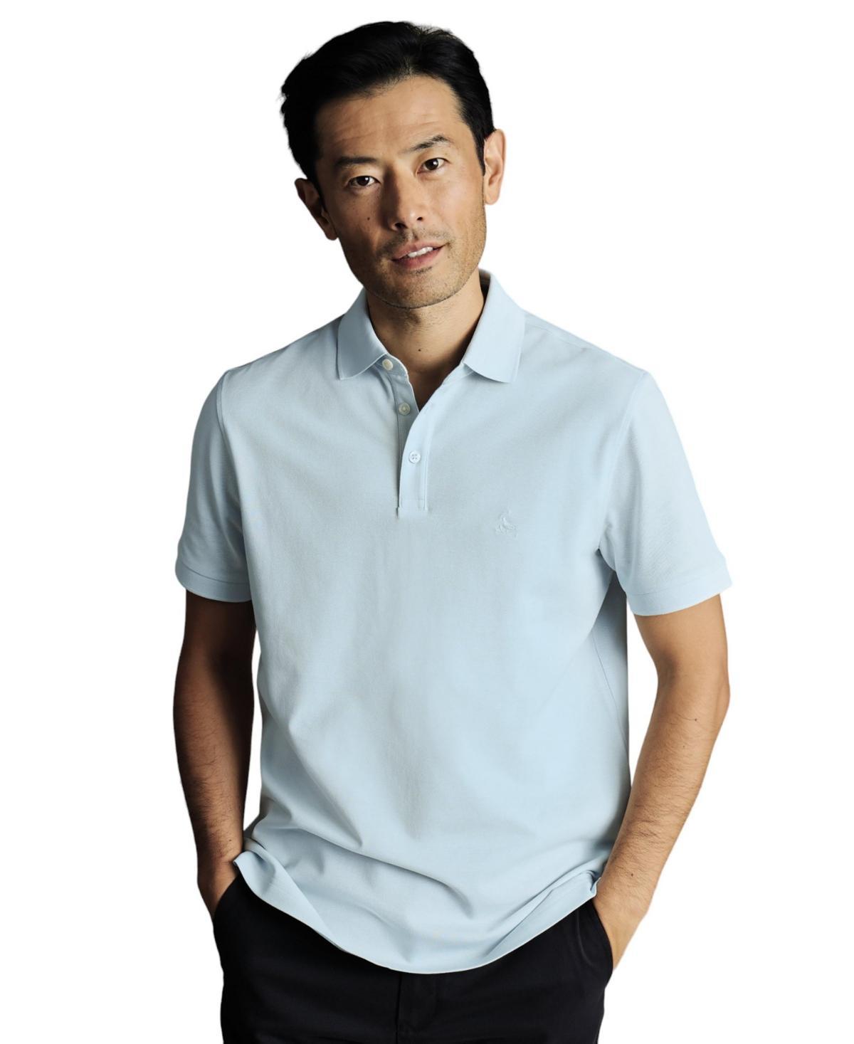 Charles Tyrwhitt Mens Solid Short Sleeve Cotton Tyrwhitt Pique Polo Product Image