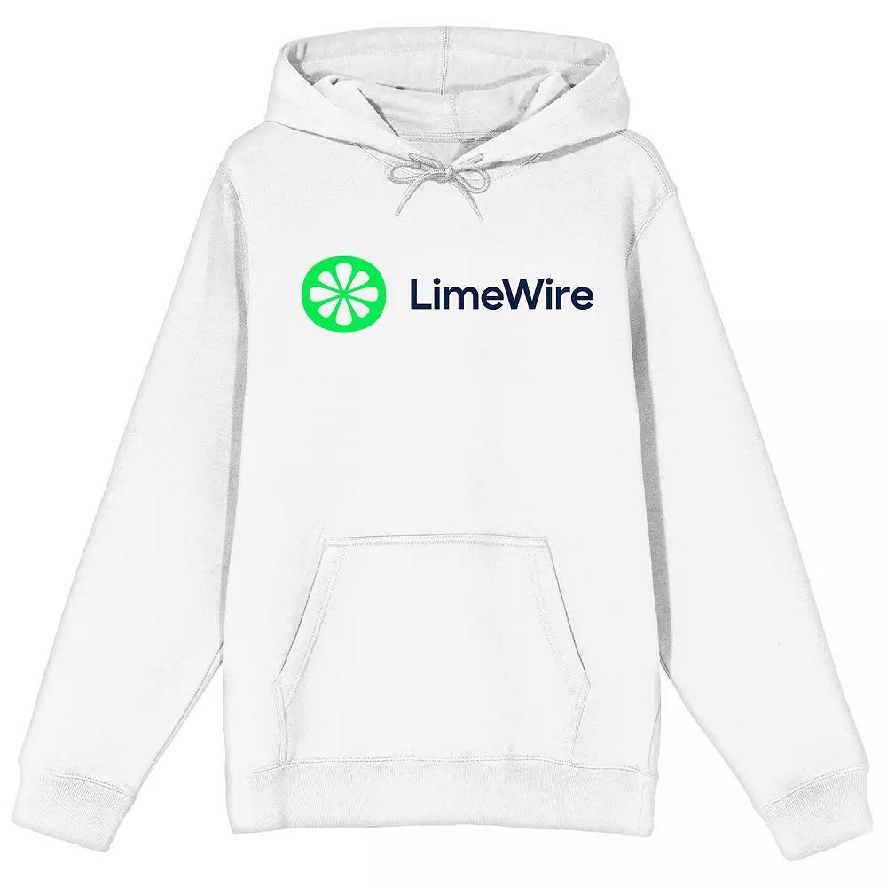 Men's LimeWire Logo Hoodie, Size: Small, White Product Image