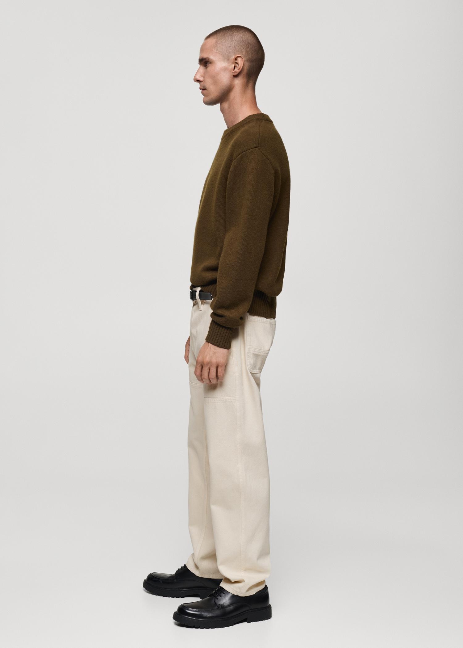 Regular-fit jeans with seam detail - Men | MANGO USA Product Image