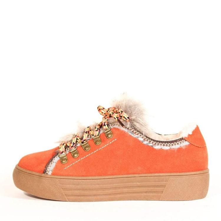 Cyclone Suede Shearling Sneakers Product Image