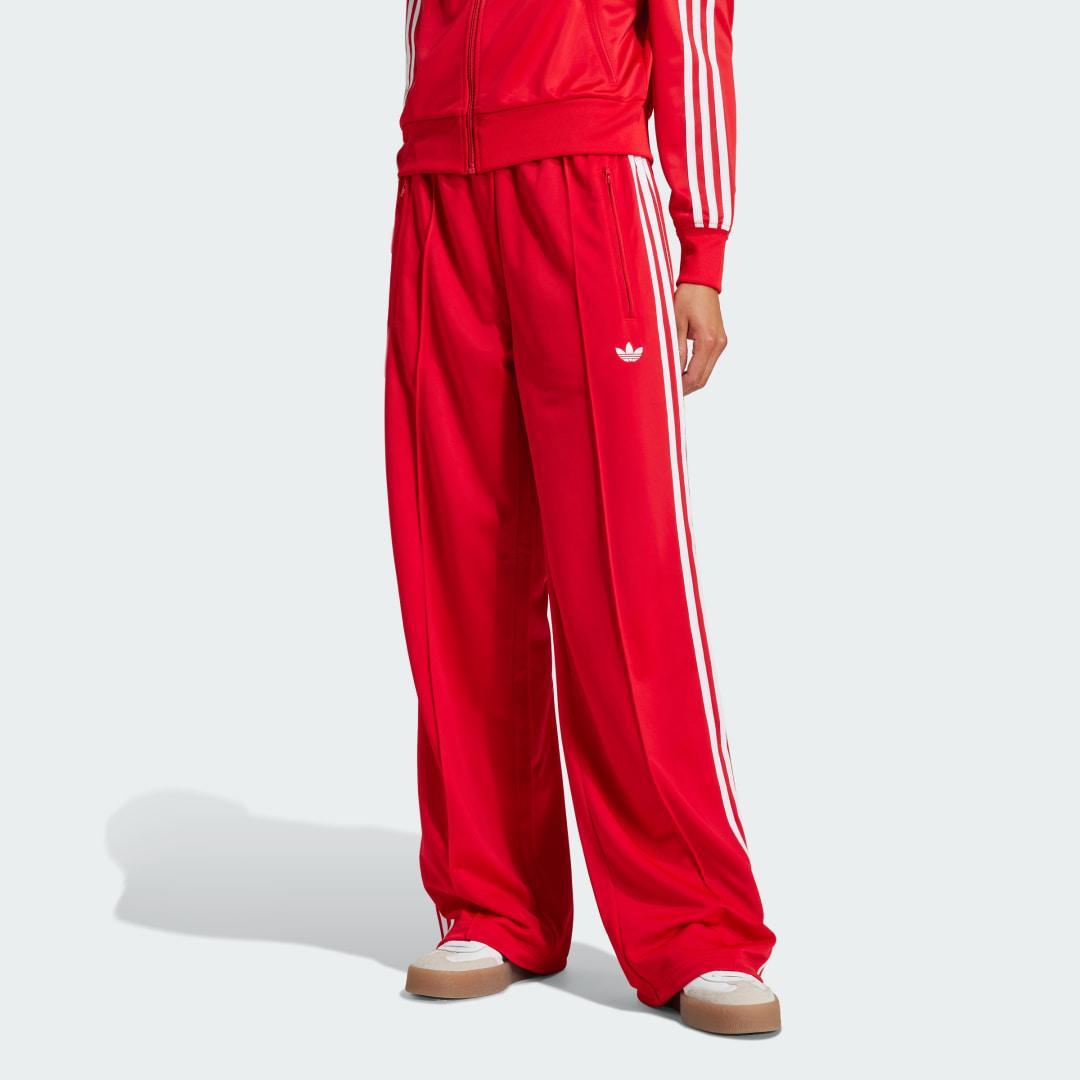adidas Adicolor Classic Firebird Loose Track Pants Lucid Red XL Womens Product Image