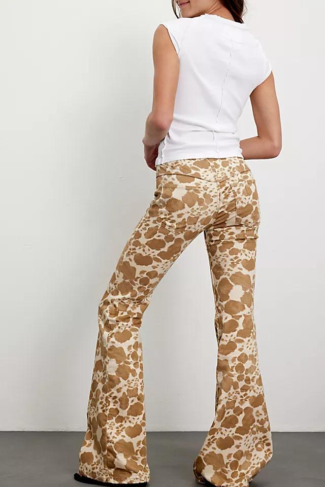 We The Free Penny Pull-On Printed Flare Jeans Product Image