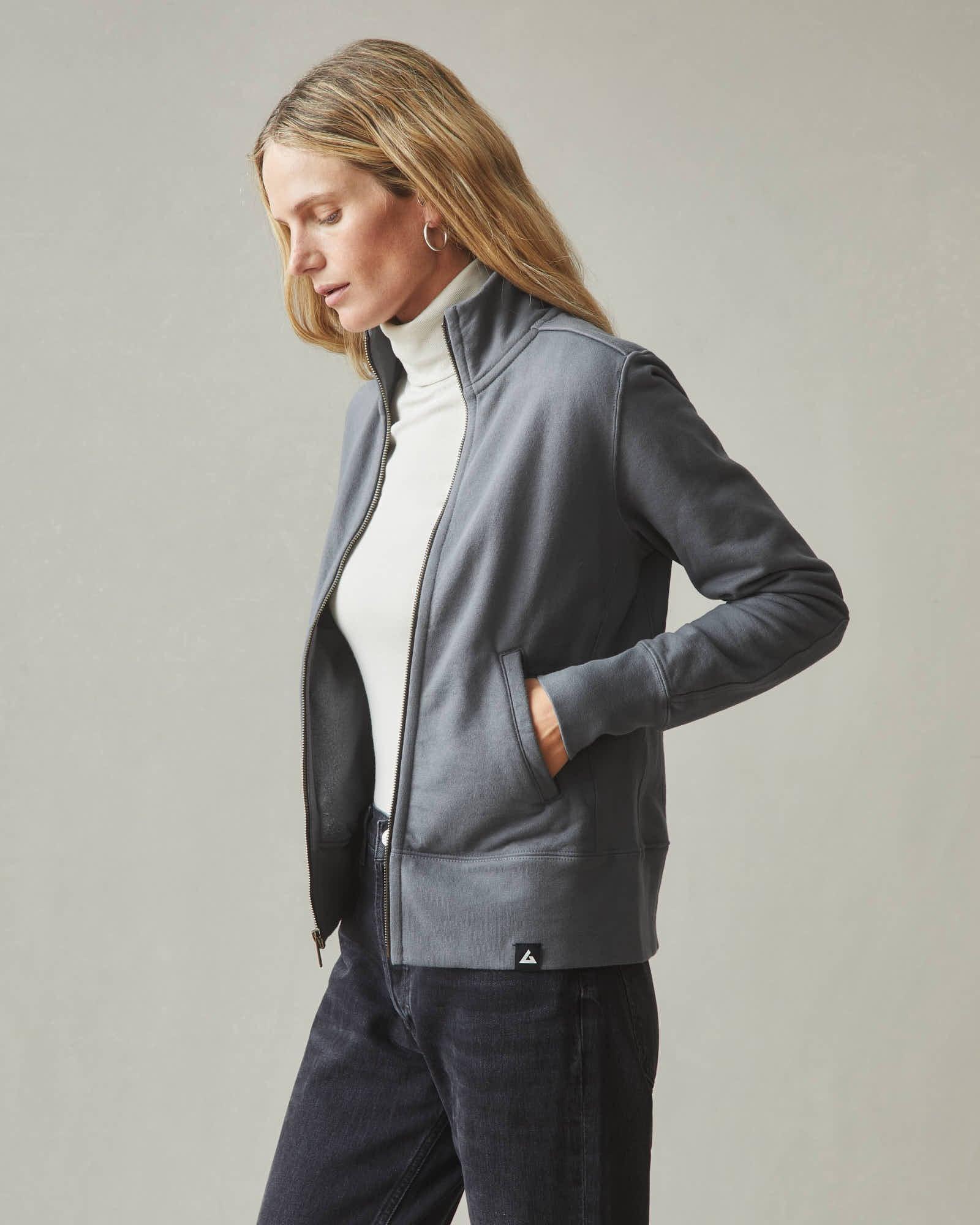 Women's Moto Full Zip - Iron Female Product Image