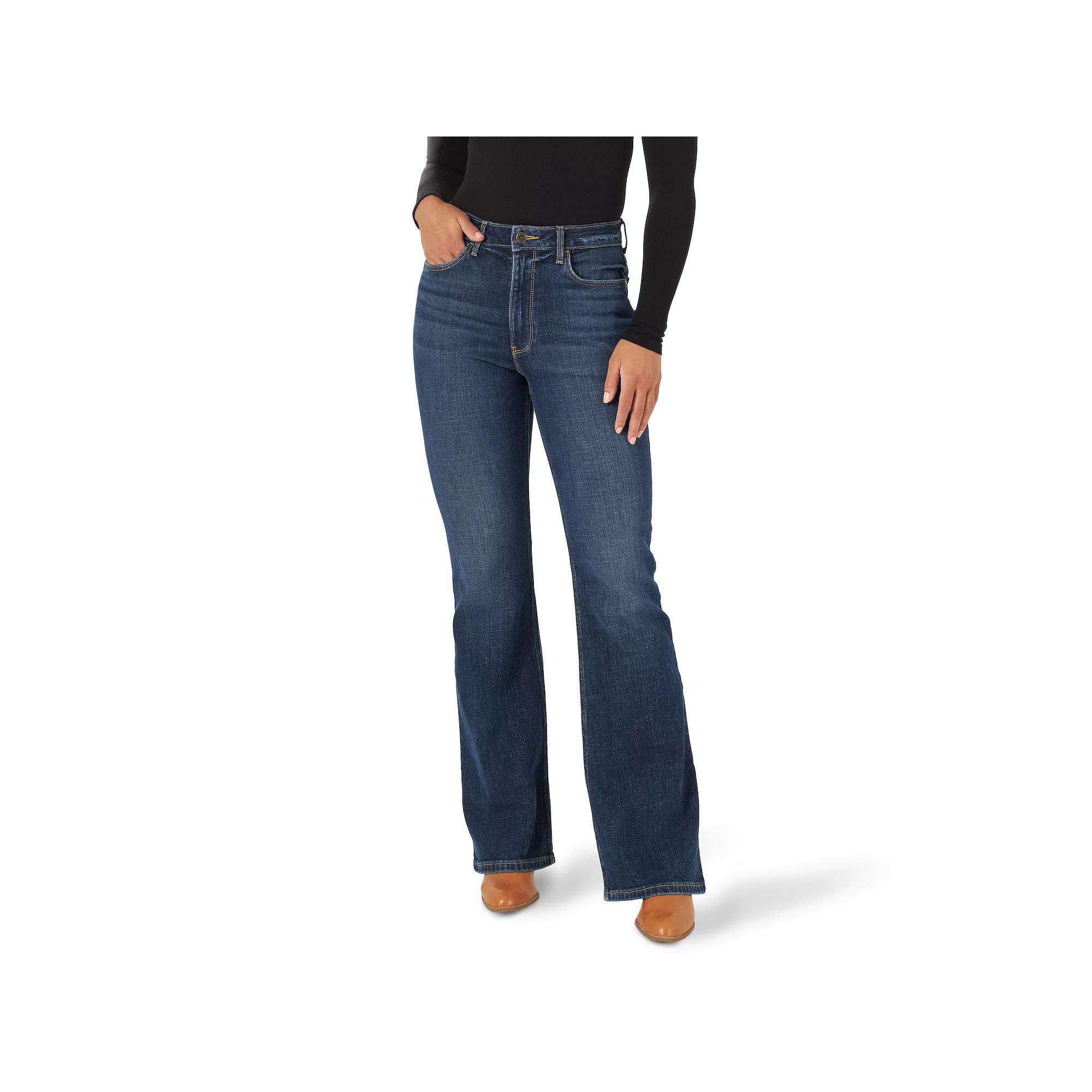 Women's Wrangler Flare Pants, Size: 10X32, Meadow Product Image