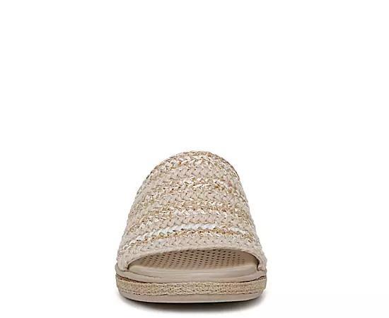 LifeStride Breezy Women's Slide Sandals, Size: 8, White Raffia Product Image