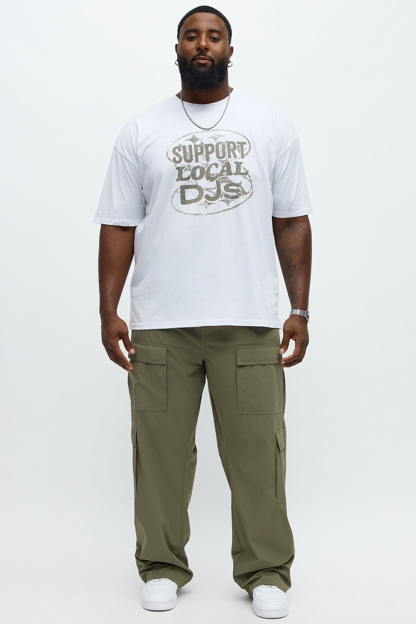 Straight Many Phases Cargo Pants - Olive Product Image