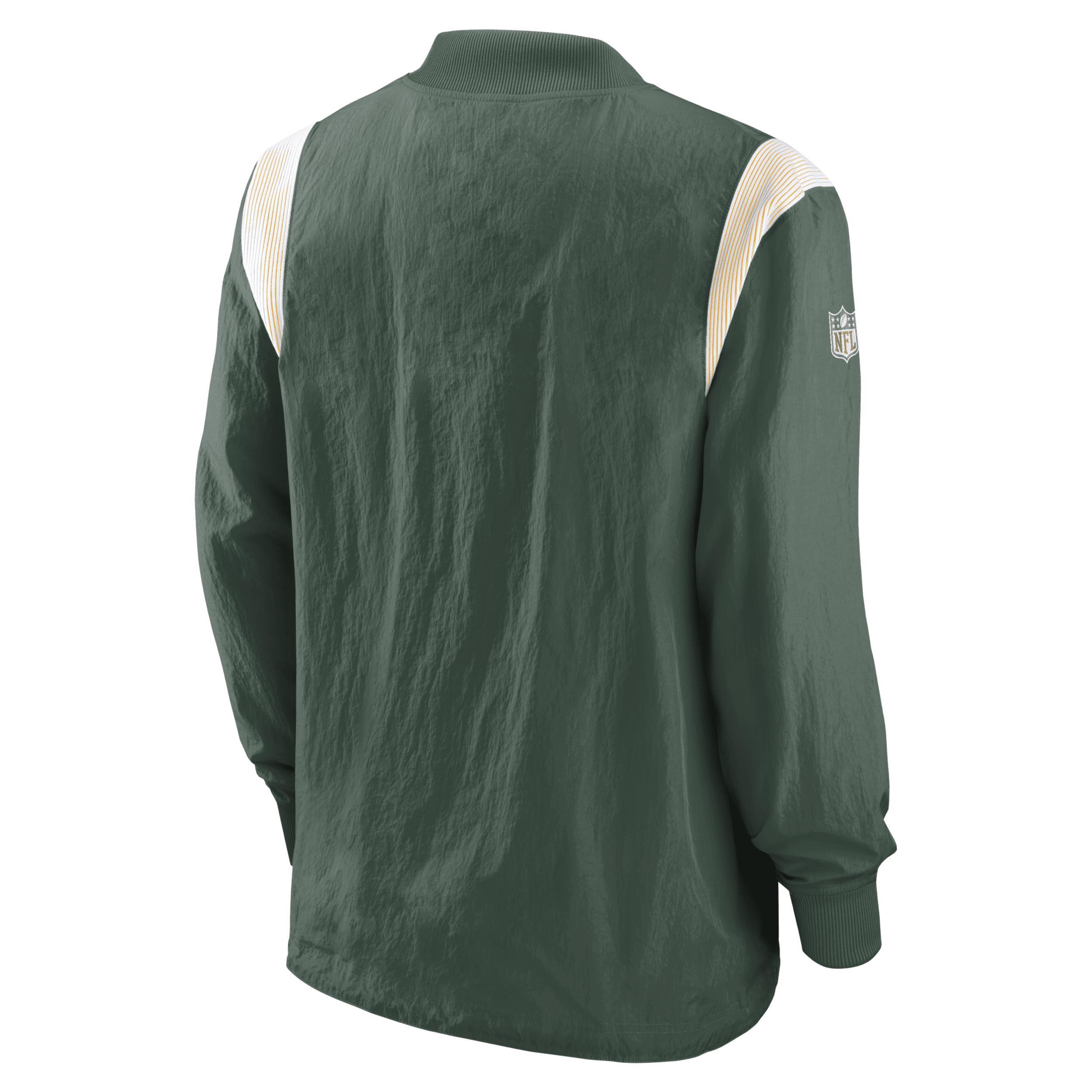 NIKE Men's  Royal Buffalo Bills Sideline Athletic Stack V-neck Pullover Windshirt Jacket Product Image