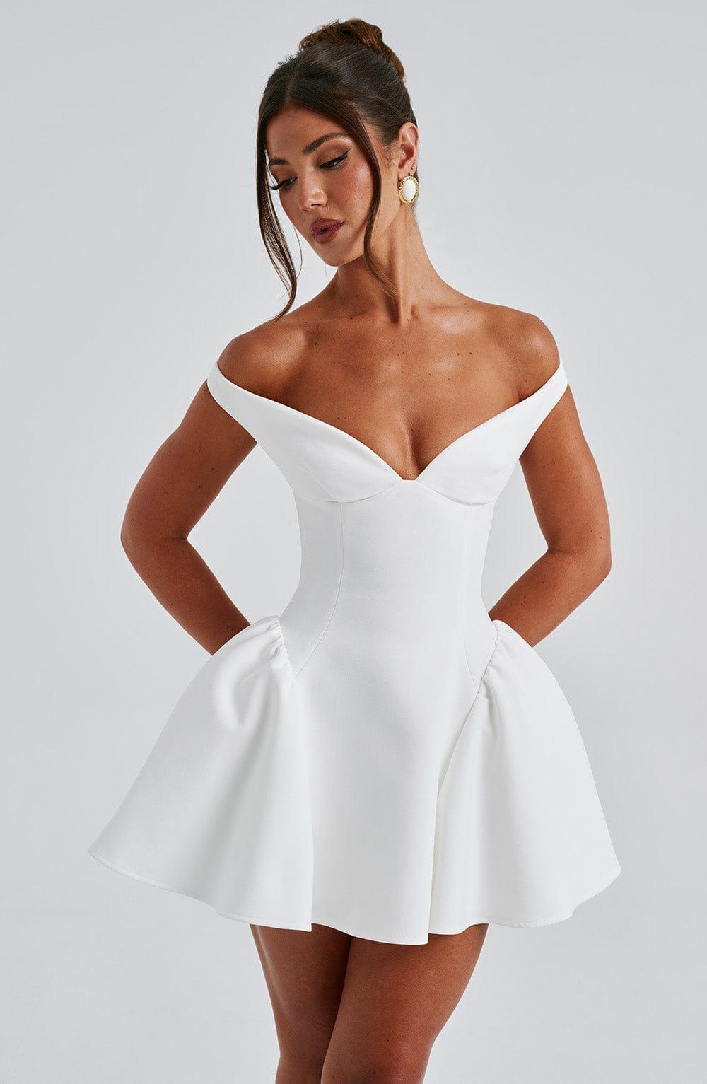Marla Mini Dress - Ivory Product Image