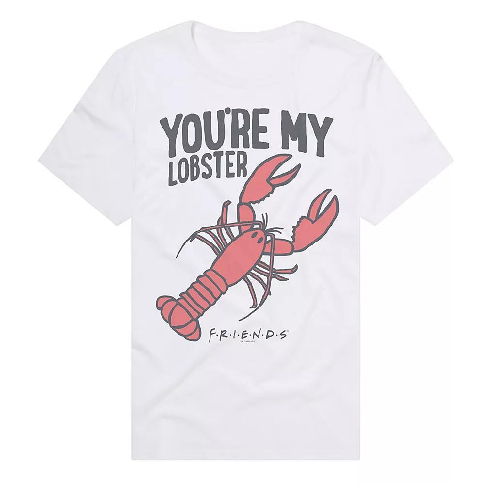 Men's Friends Rachel & Ross You're My Lobster Graphic Tee, Size: Small, White Product Image