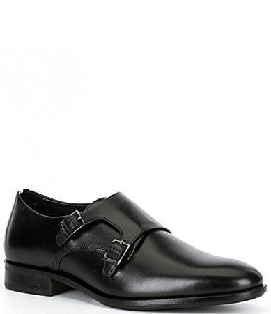 Boss by Hugo Boss Mens Colby Double-Buckle Monk Strap Dress Shoes Product Image