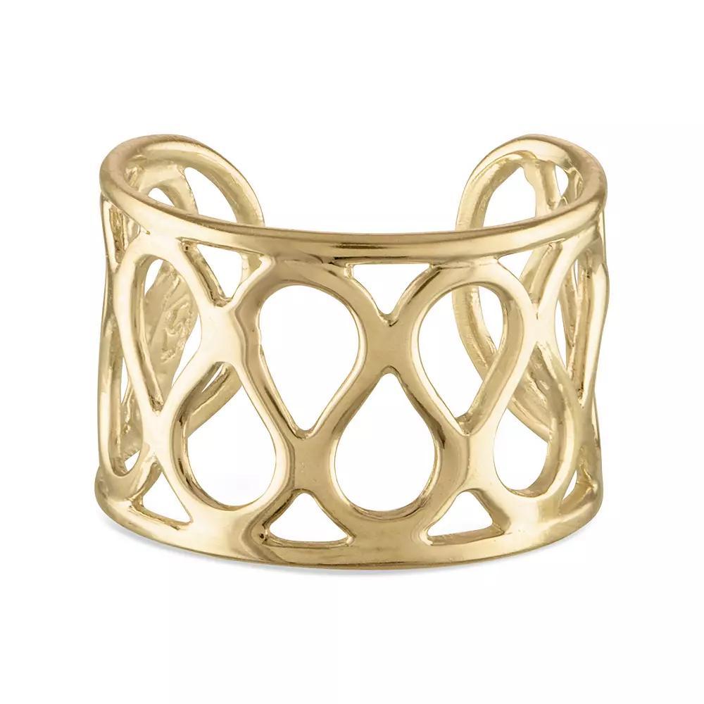 Amella Jewels 10k Gold Infinity Ear Cuff, Women's, Yellow Product Image