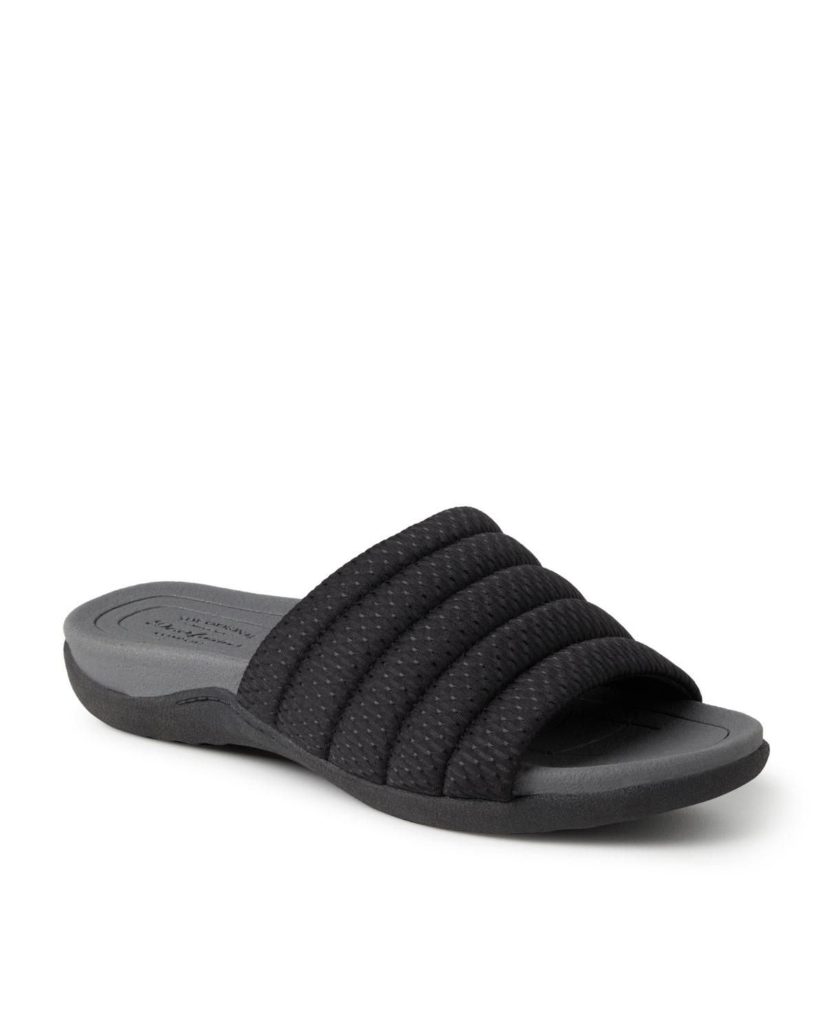 Original Comfort by Dearfoams Emma Low Foam Women's Slide Sandals, Size: 7.5, Black Product Image