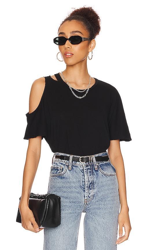 Michael Lauren Andreo Open Shoulder Tee Women's Clothing Product Image