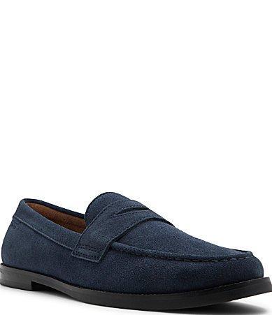 Ted Baker London Mens Parliament Suede Penny Loafers Product Image