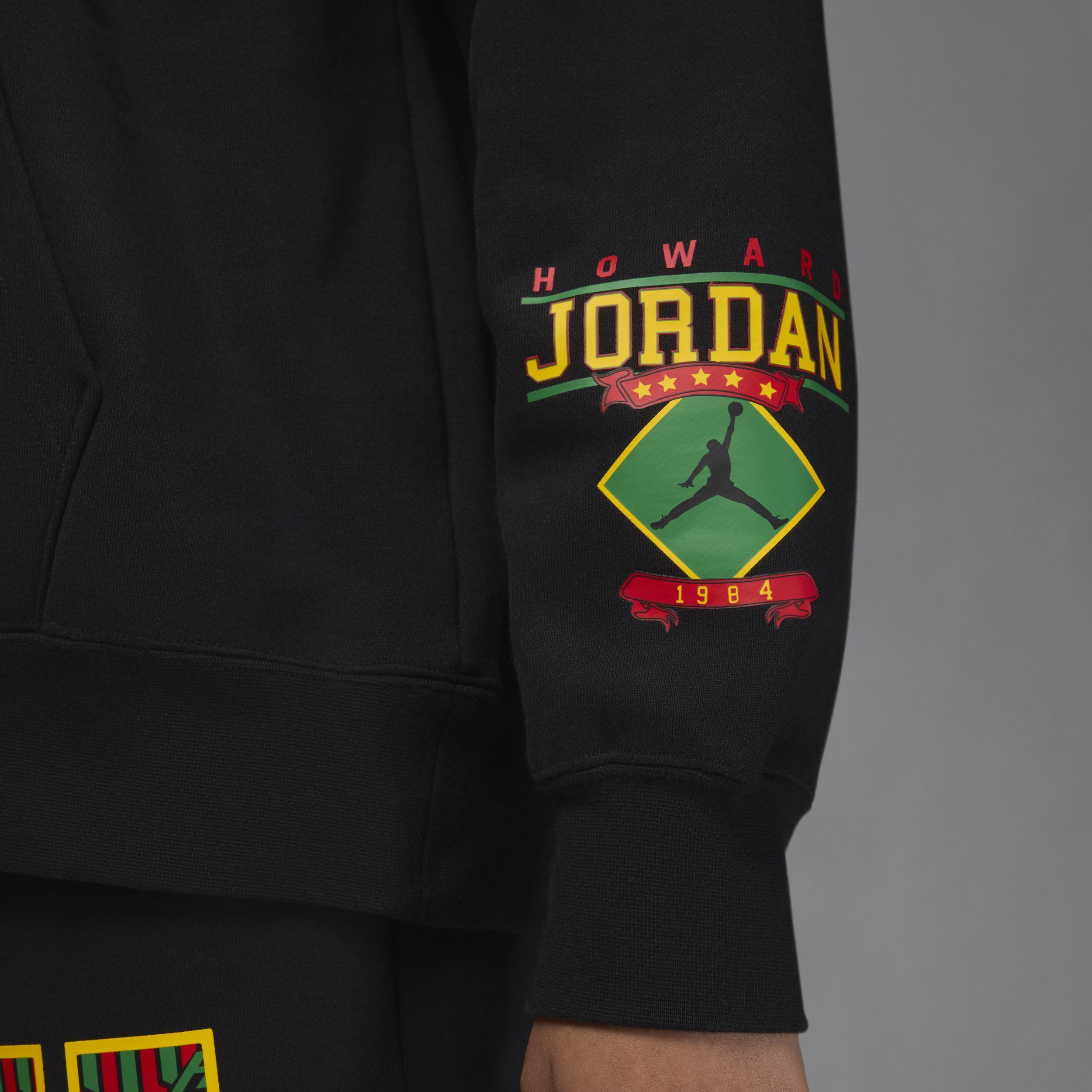 Jordan x Howard University Women's Satin-Lined Pullover Hoodie Product Image