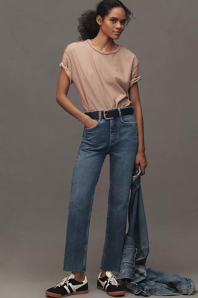 The Annie High-Rise Straight-Leg Jeans by Pilcro Product Image