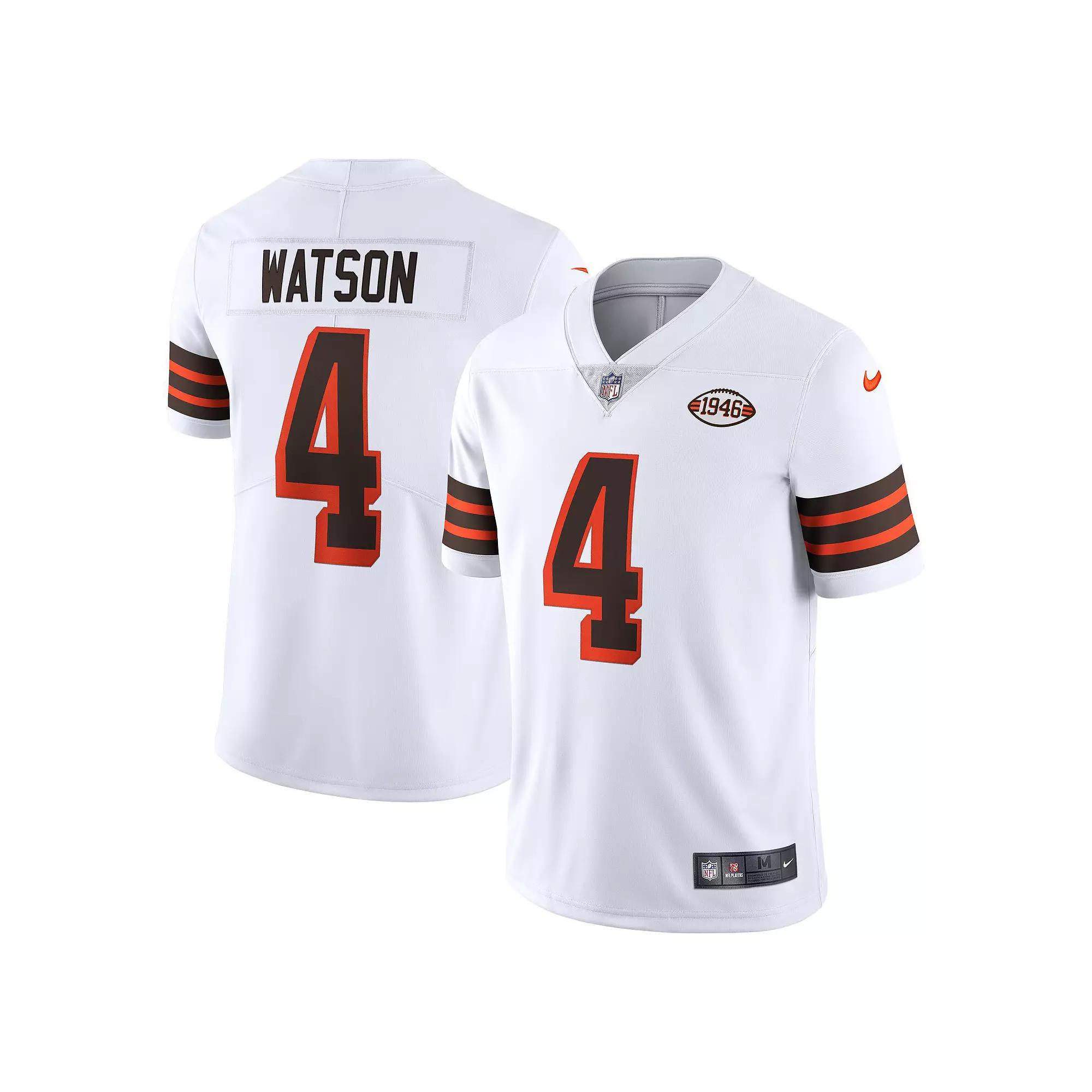 Men's Nike Deshaun Watson White Cleveland Browns 2021 Alternate Vapor Limited Jersey, Size: XL Product Image