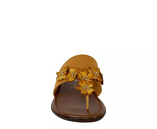 Italian Shoemakers Ayelen Women's Floral Sandals, Size: 6, Yellow Product Image