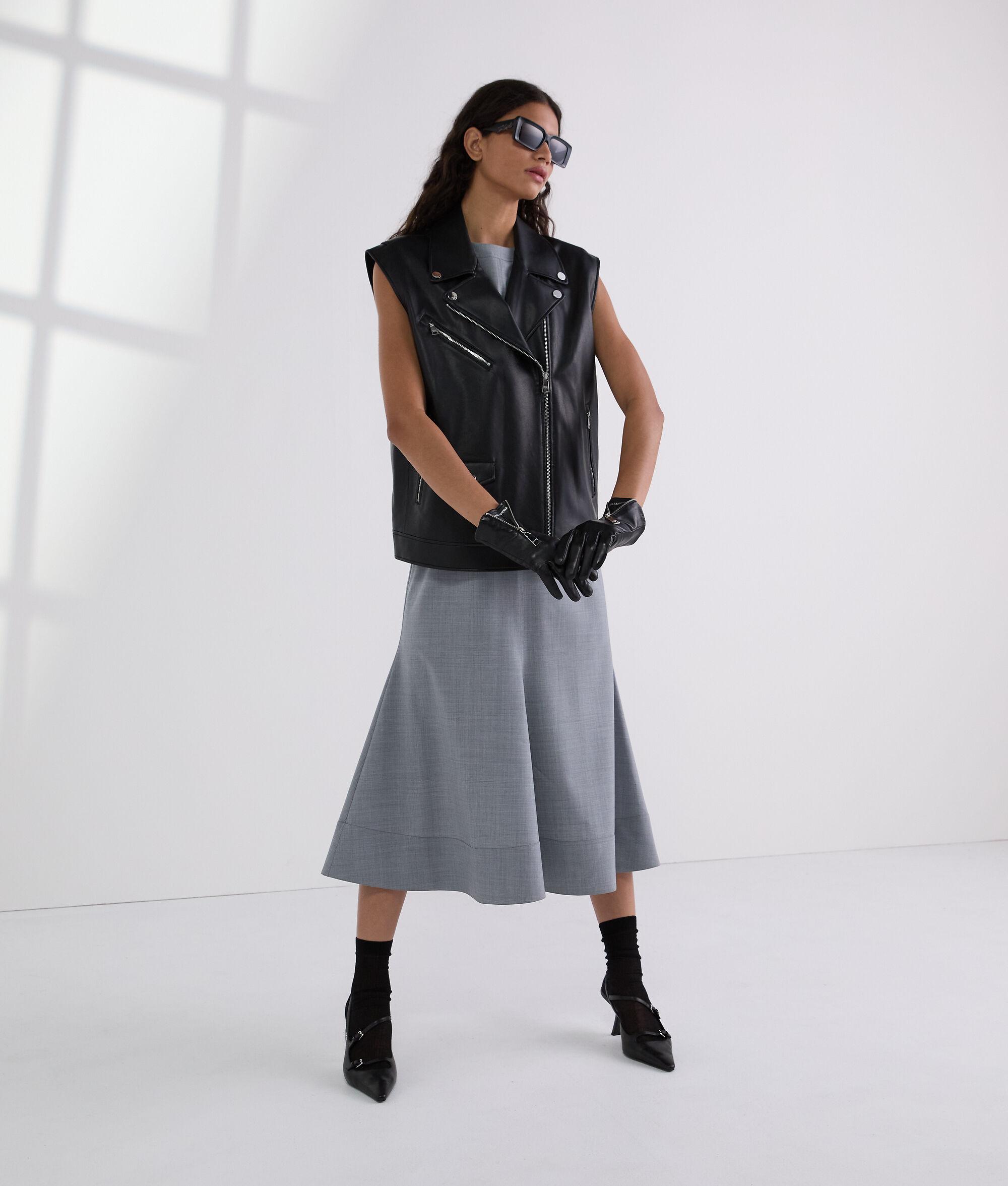 FAUX-LEATHER GILET Product Image