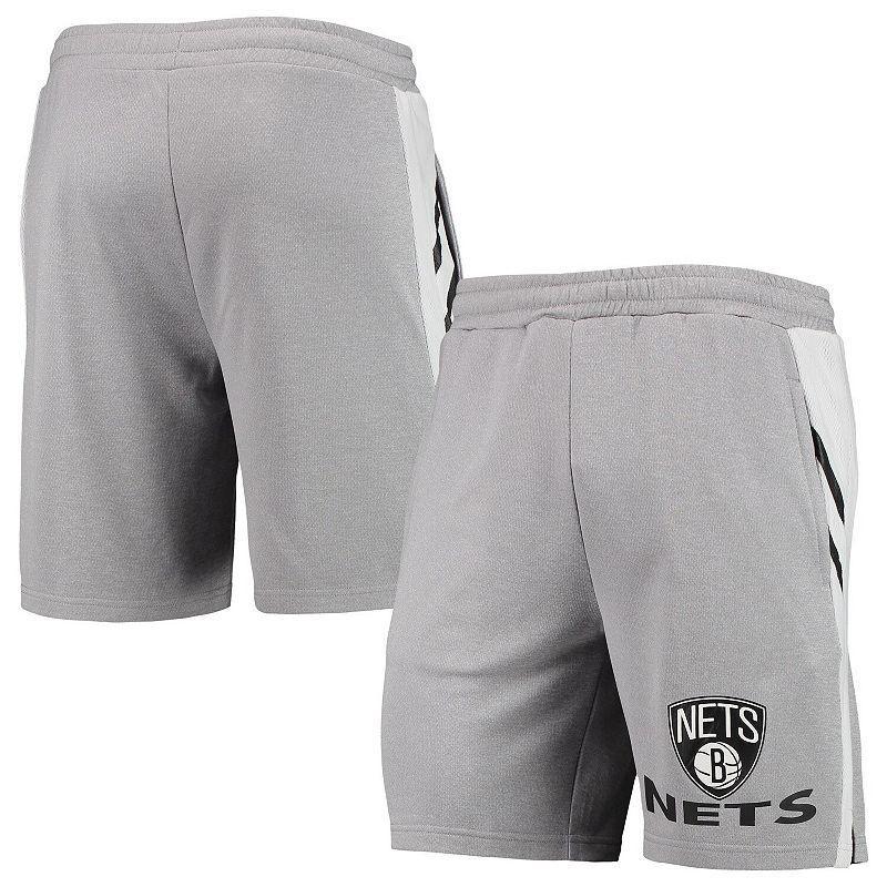 Men's Concepts Sport Gray Brooklyn Nets Stature Shorts, Size: 2XL, Grey Product Image