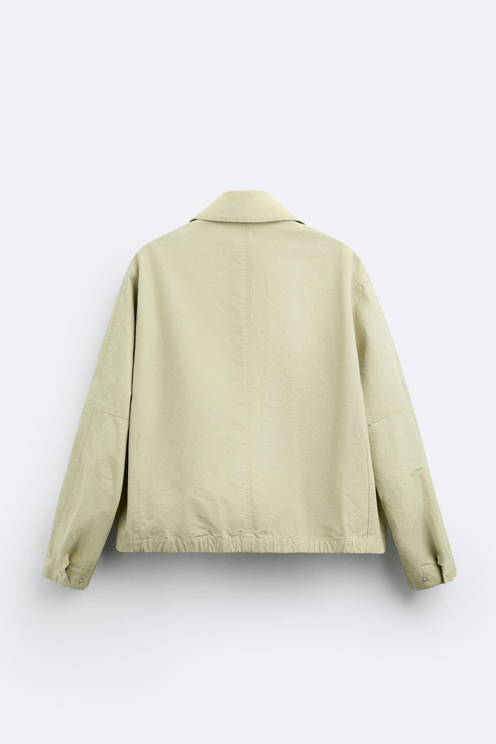 CROPPED FIT POCKETED JACKET Product Image
